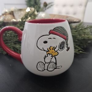 Peanuts Holiday Mug - Snoopy & Woodstock